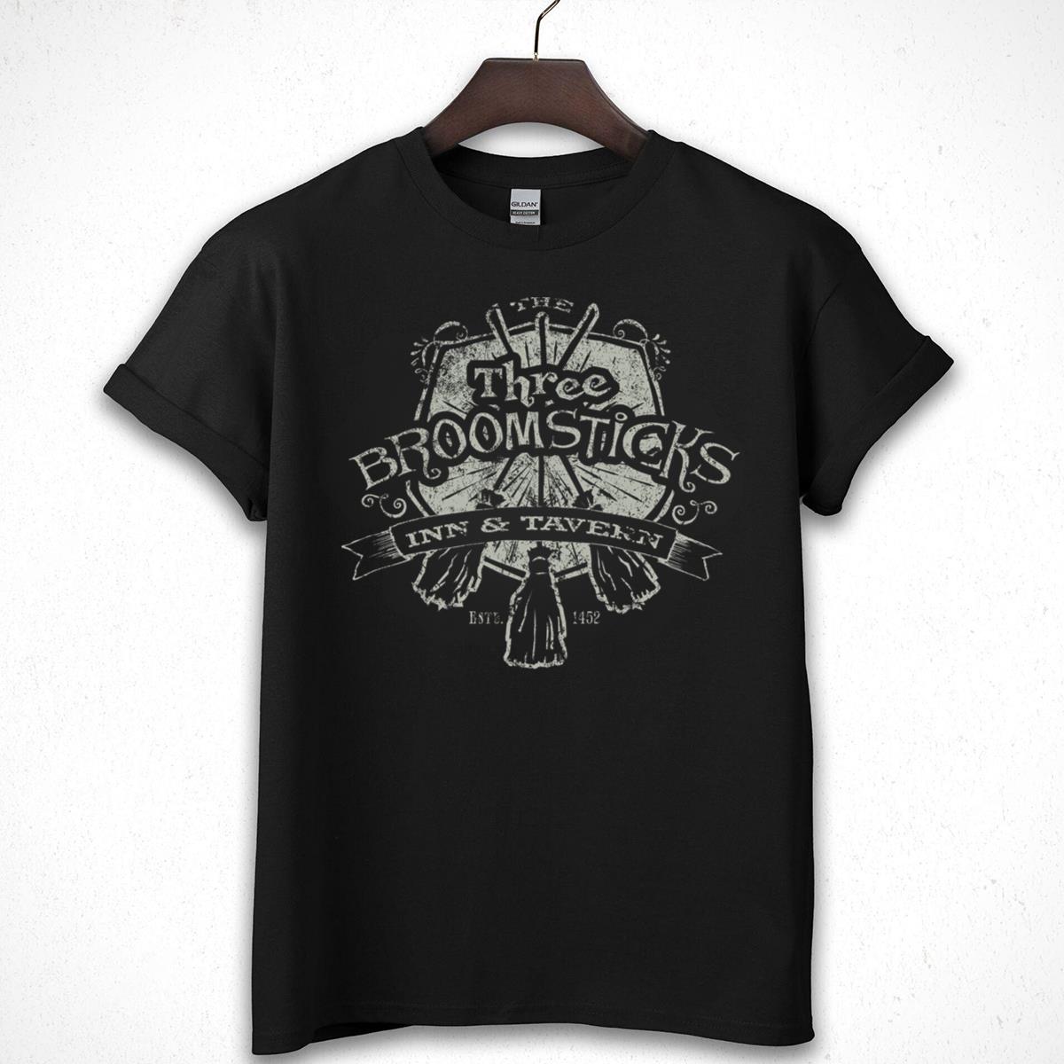 Three Broomsticks Inn Vintage Tavern Graphic T-Shirt