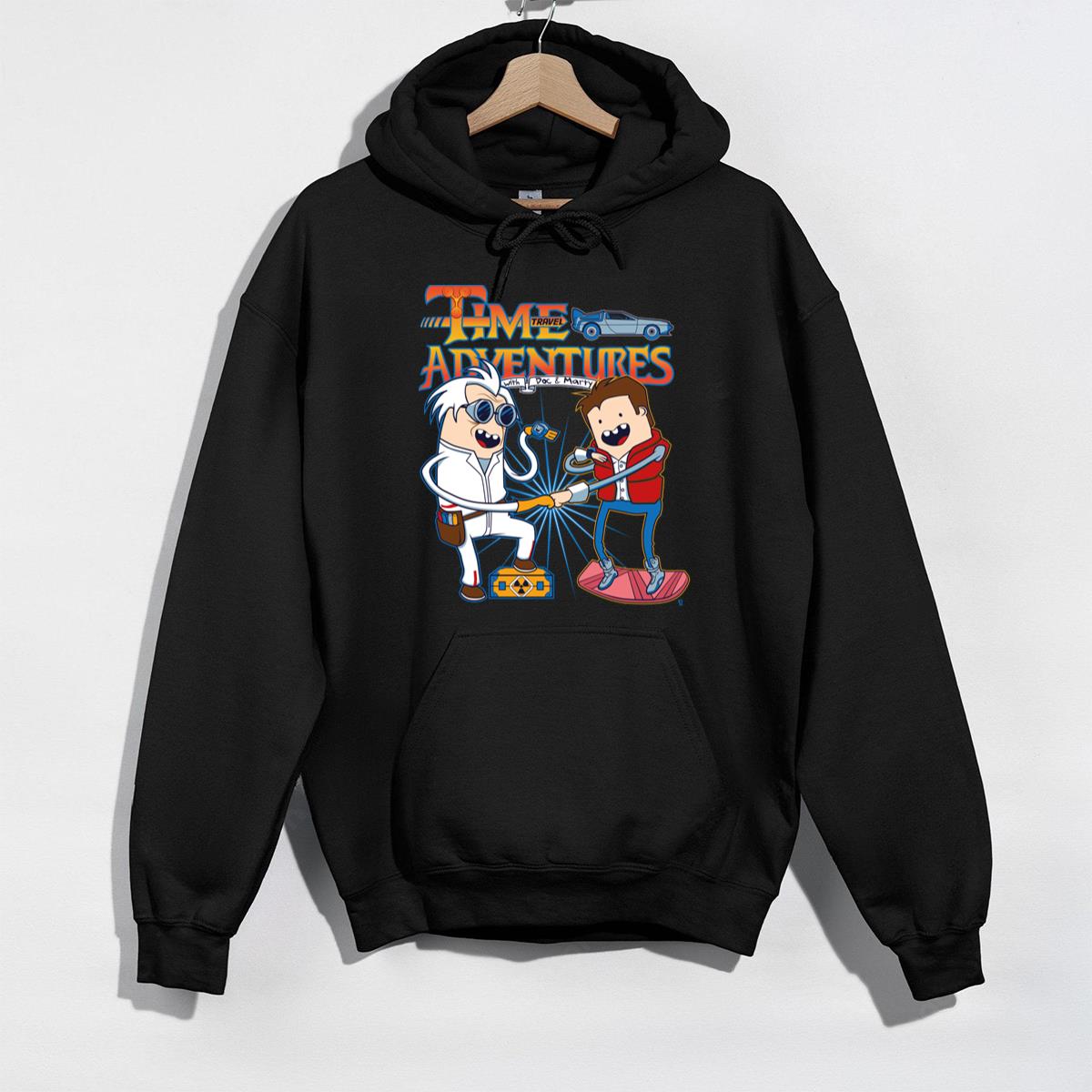 Time Travel Adventures Doc & Marty Graphic Tee