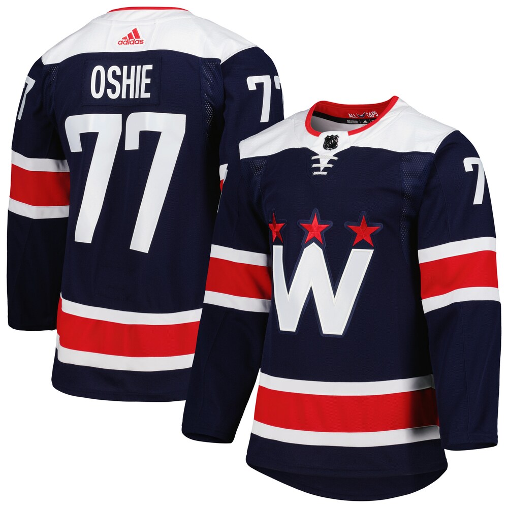 TJ Oshie Washington Capitals adidas Alternate Primegreen Authentic Player Jersey - Navy