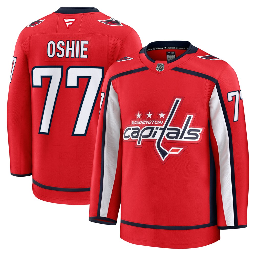 TJ Oshie Washington Capitals Fanatics Home Premium Jersey - Red