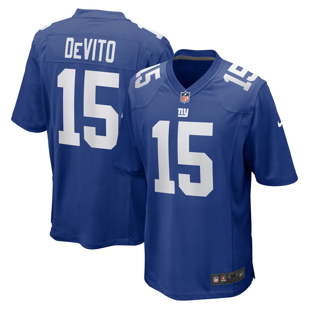 Tommy DeVito New York Giants Nike Player Game Jersey - Royal