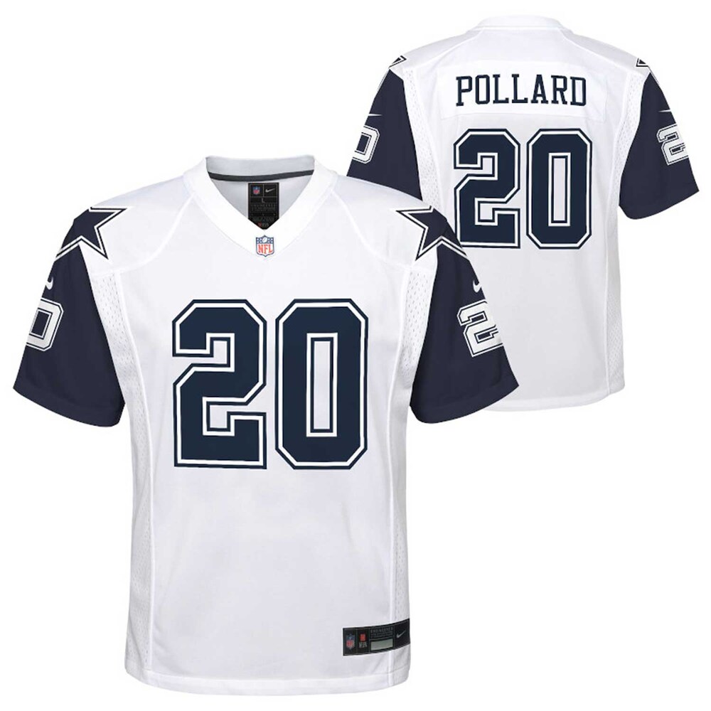 Tony Pollard Dallas Cowboys Nike Youth Alternate Game Jersey - White