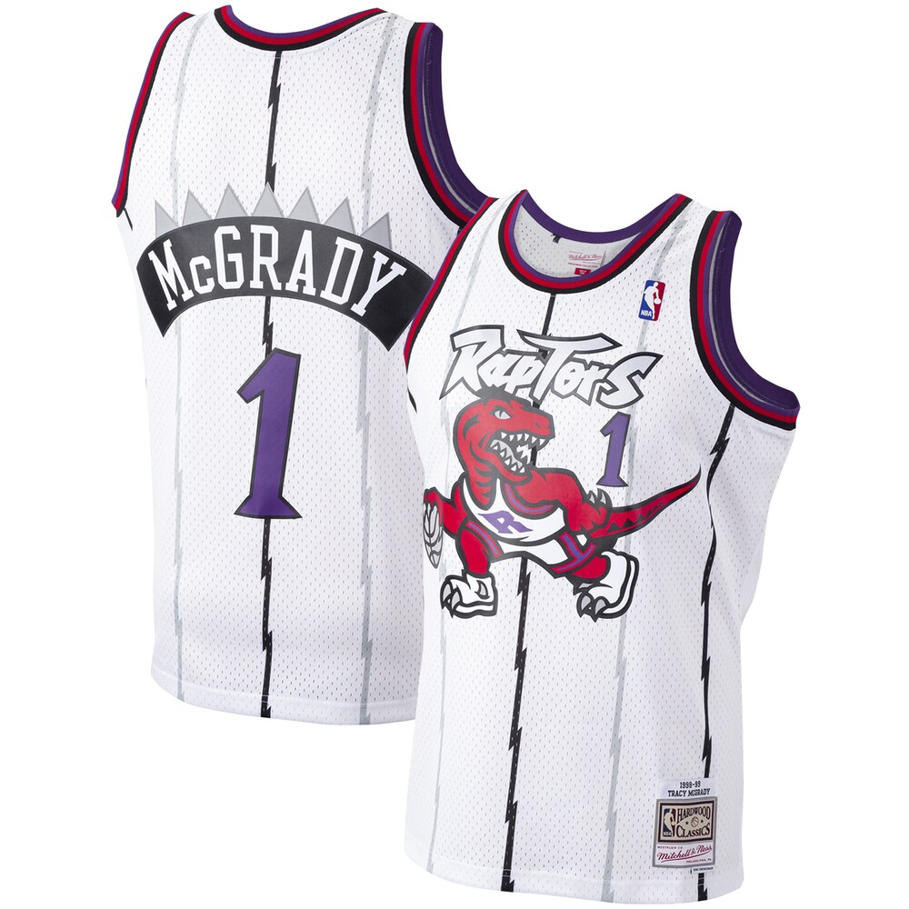 Tracy McGrady Toronto Raptors Mitchell & Ness 1998/99 Hardwood Classics Swingman Jersey - White