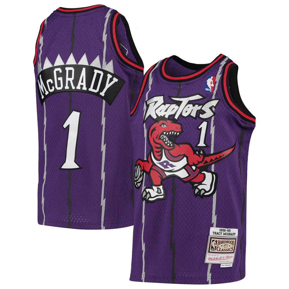 Tracy McGrady Toronto Raptors Mitchell & Ness Youth 1998-99 Hardwood Classics Swingman Throwback Jersey - Purple