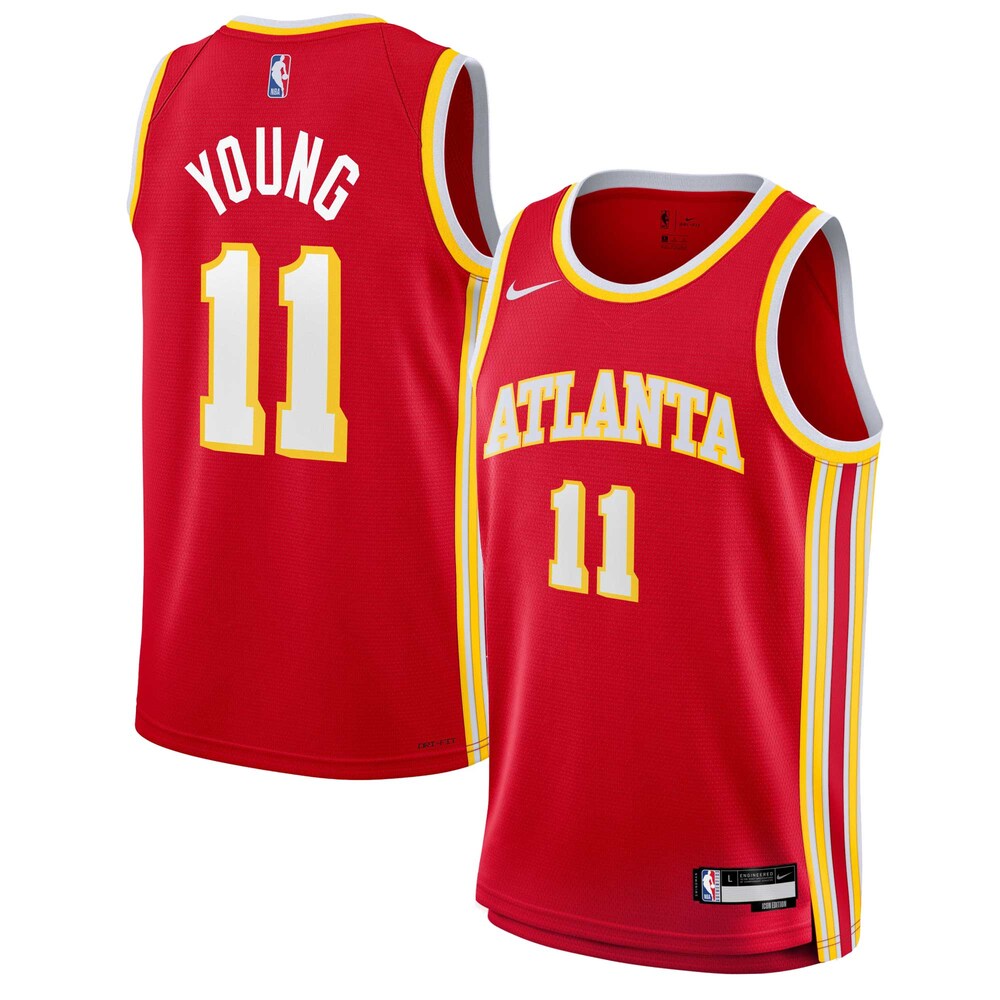 Trae Young Atlanta Hawks Youth Swingman Jersey | Icon Edition | Red