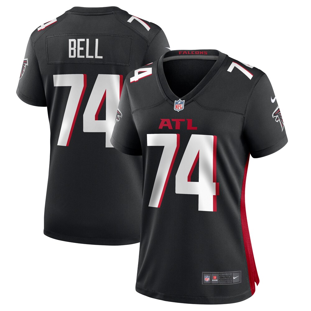 Travis Bell Atlanta Falcons Nike Women's Team Game Jersey -  Black