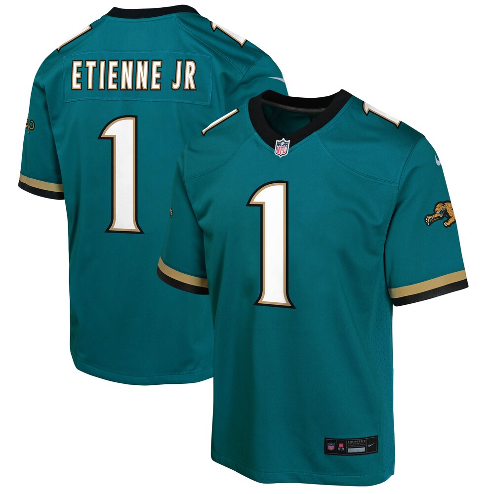 Travis Etienne Jacksonville Jaguars Youth Prowler Throwback Player Game Jersey | Teal