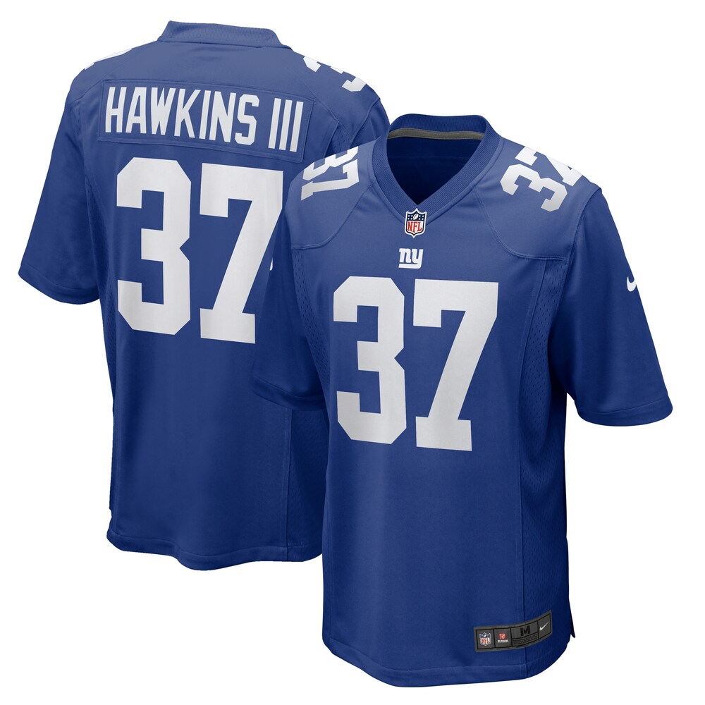 Tre Hawkins New York Giants Nike  Game Jersey -  Royal