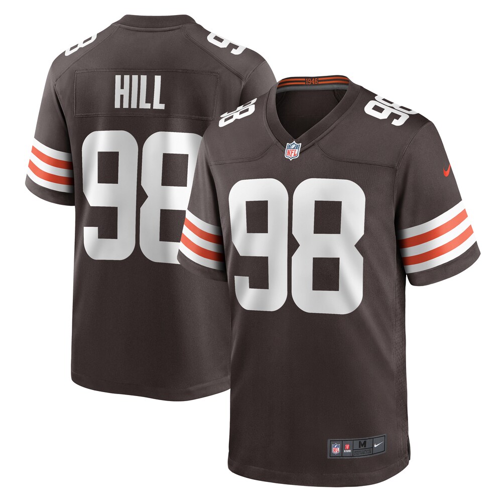 Trysten Hill Cleveland Browns Nike Game Jersey - Brown