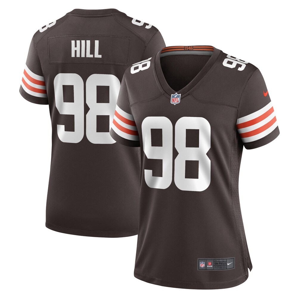 Trysten Hill Cleveland Browns Nike Women's Game Jersey - Brown