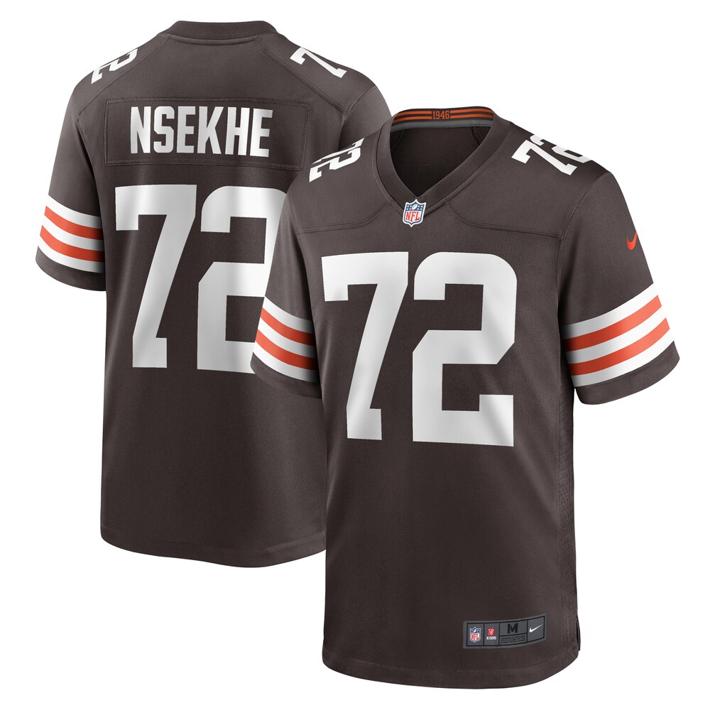 Ty Nsekhe Cleveland Browns Nike  Game Jersey -  Brown