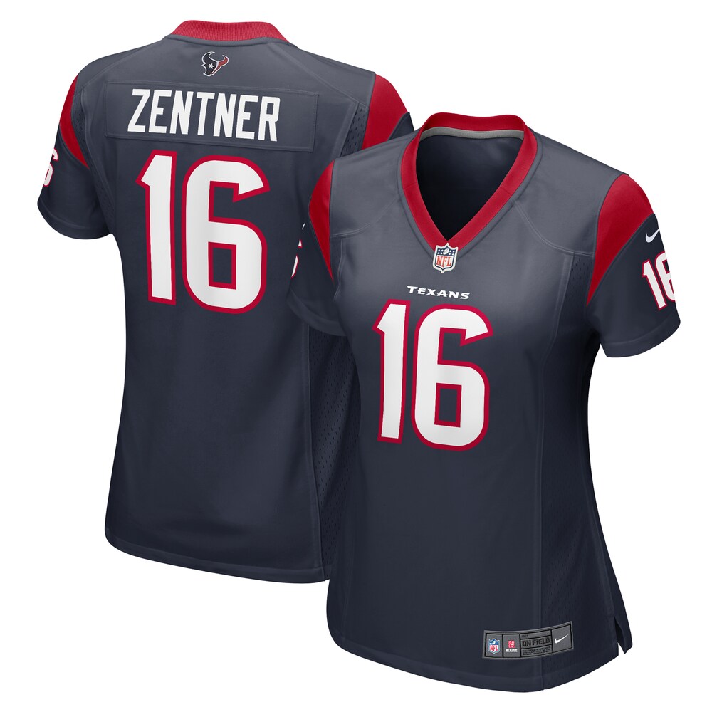 Ty Zentner Houston Texans Nike Women's Team Game Jersey -  Navy