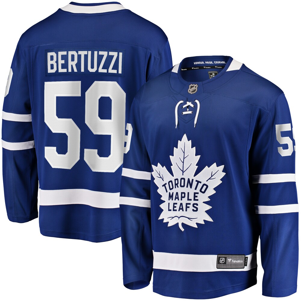 Tyler Bertuzzi Toronto Maple Leafs Fanatics Branded Home Breakaway Jersey - Blue