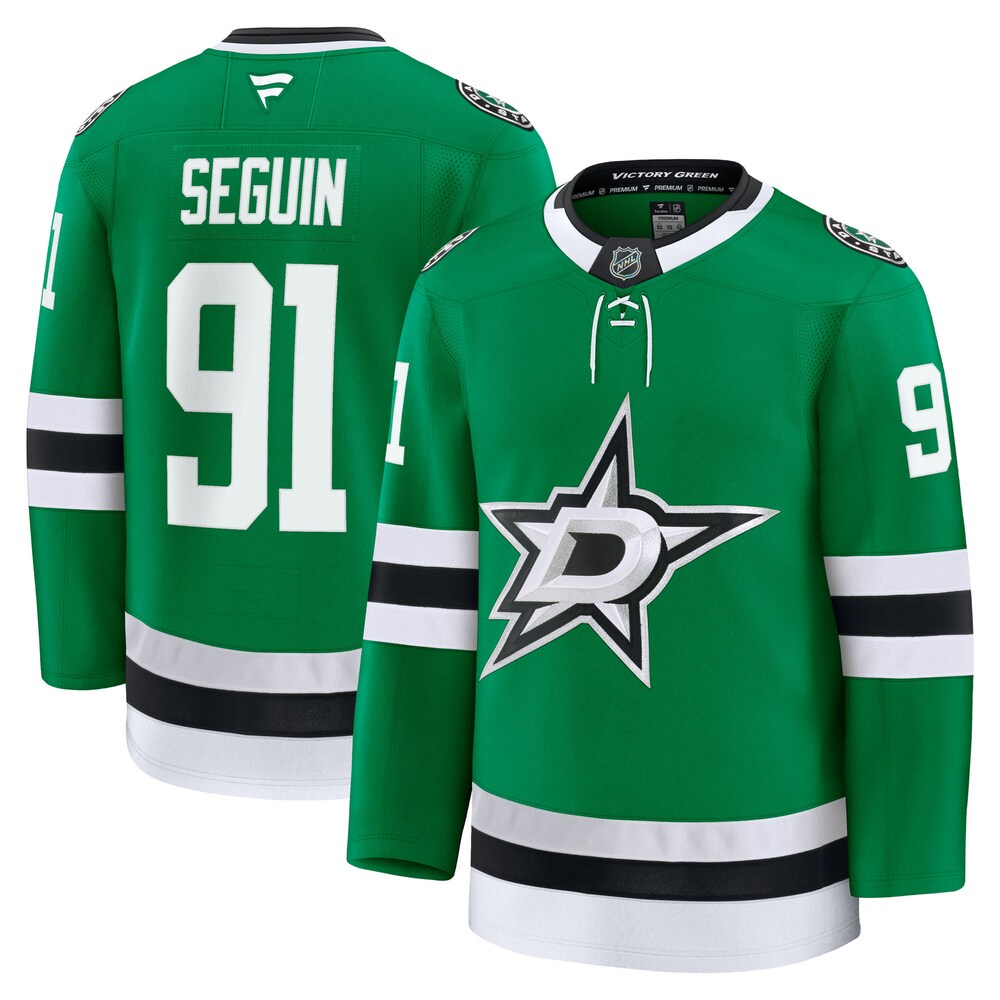 Tyler Seguin Dallas Stars Fanatics Home Premium Jersey - Kelly Green