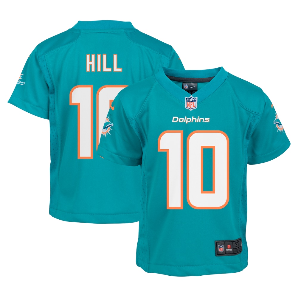 Tyreek Hill Miami Dolphins Infant  Player Game Jersey - Aqua