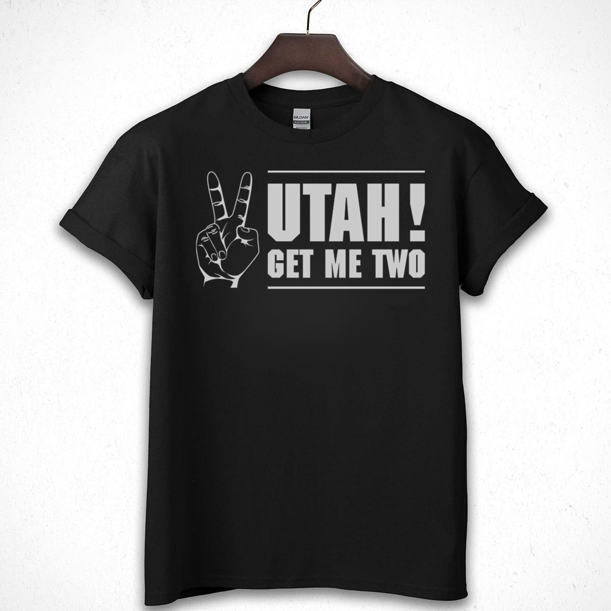 Utah Get Me Two Graphic T-Shirt with Peace Sign