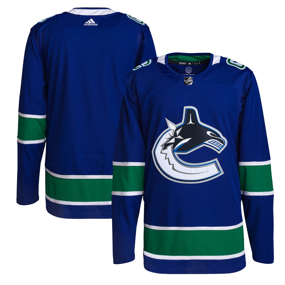 Vancouver Canucks adidas Home Primegreen Authentic Jersey - Royal