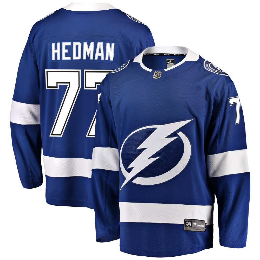 Victor Hedman Tampa Bay Lightning Fanatics Home Breakaway Player Jersey - Blue