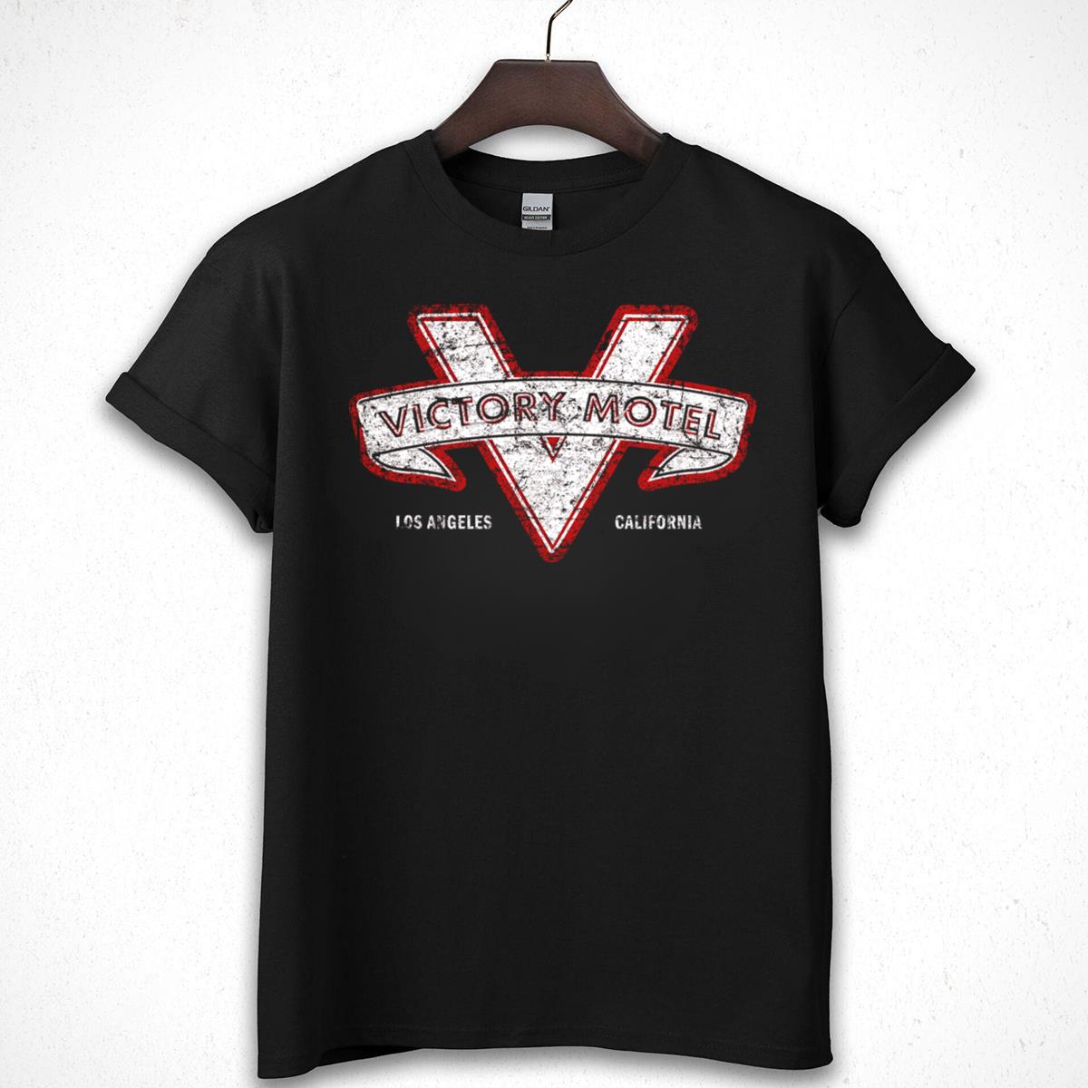 Victory Motel Los Angeles California Distressed Graphic Tee