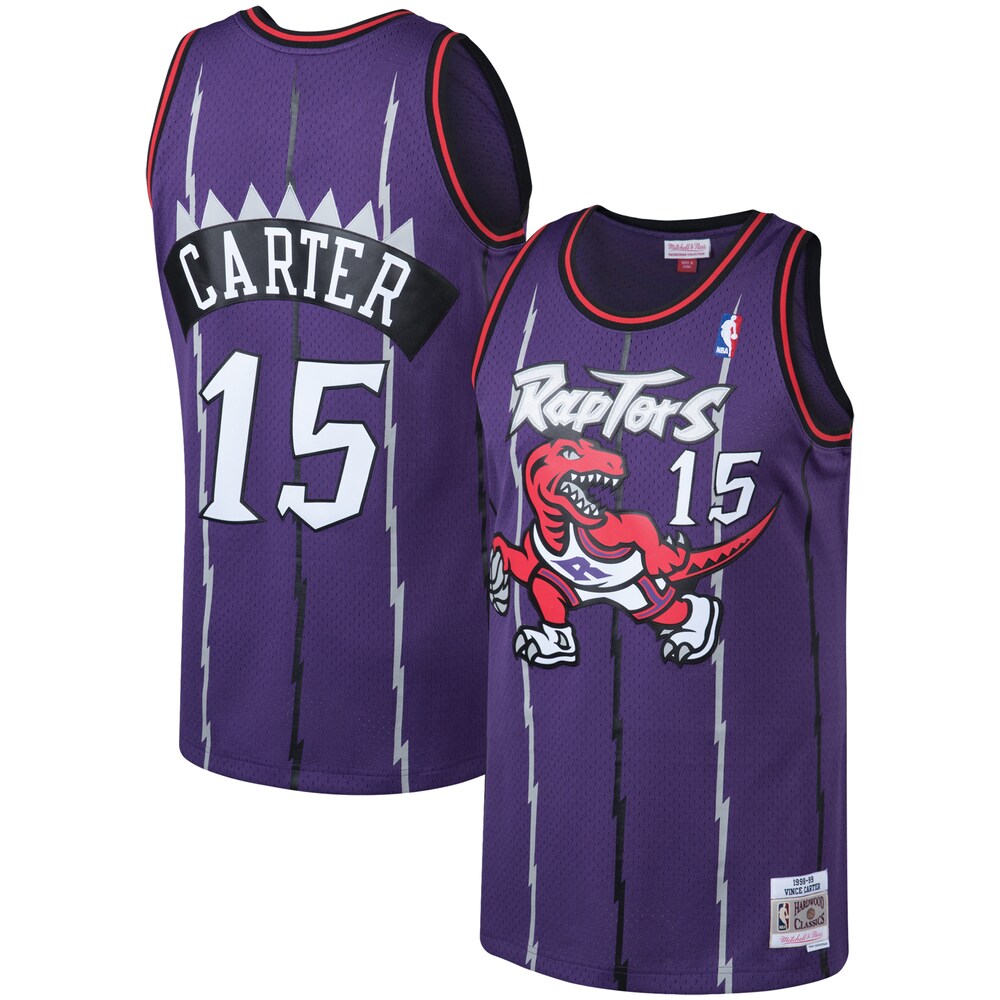 Vince Carter Toronto Raptors Mitchell & Ness 1998/99 Big & Tall Hardwood Classics Swingman Jersey - Purple