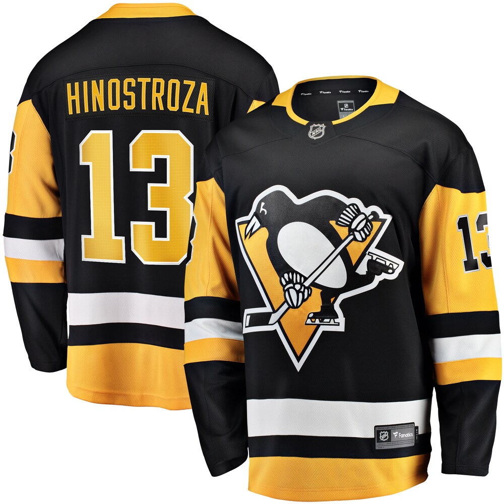 Vinnie Hinostroza Pittsburgh Penguins Fanatics Branded Home Breakaway Jersey - Black