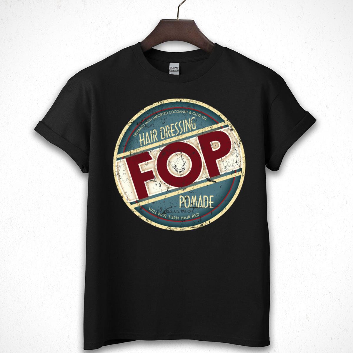Vintage FOP Pomade Hair Dressing Graphic T-Shirt