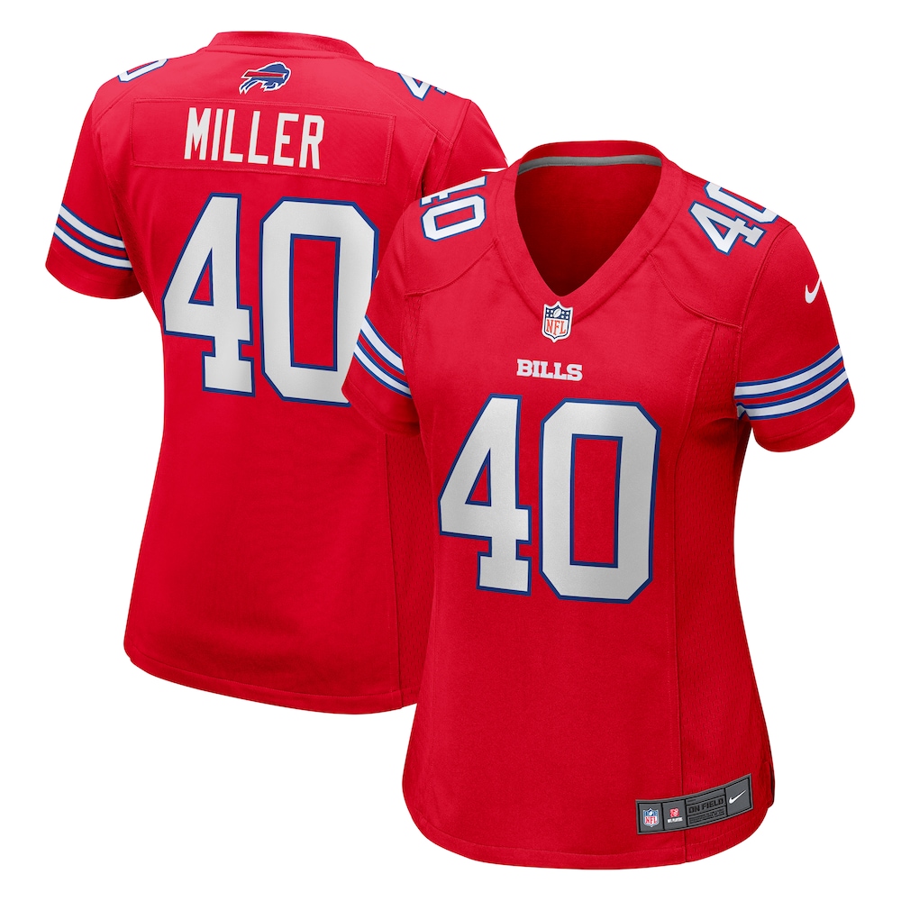 Von Miller Buffalo Bills Women's Player Jersey - Red