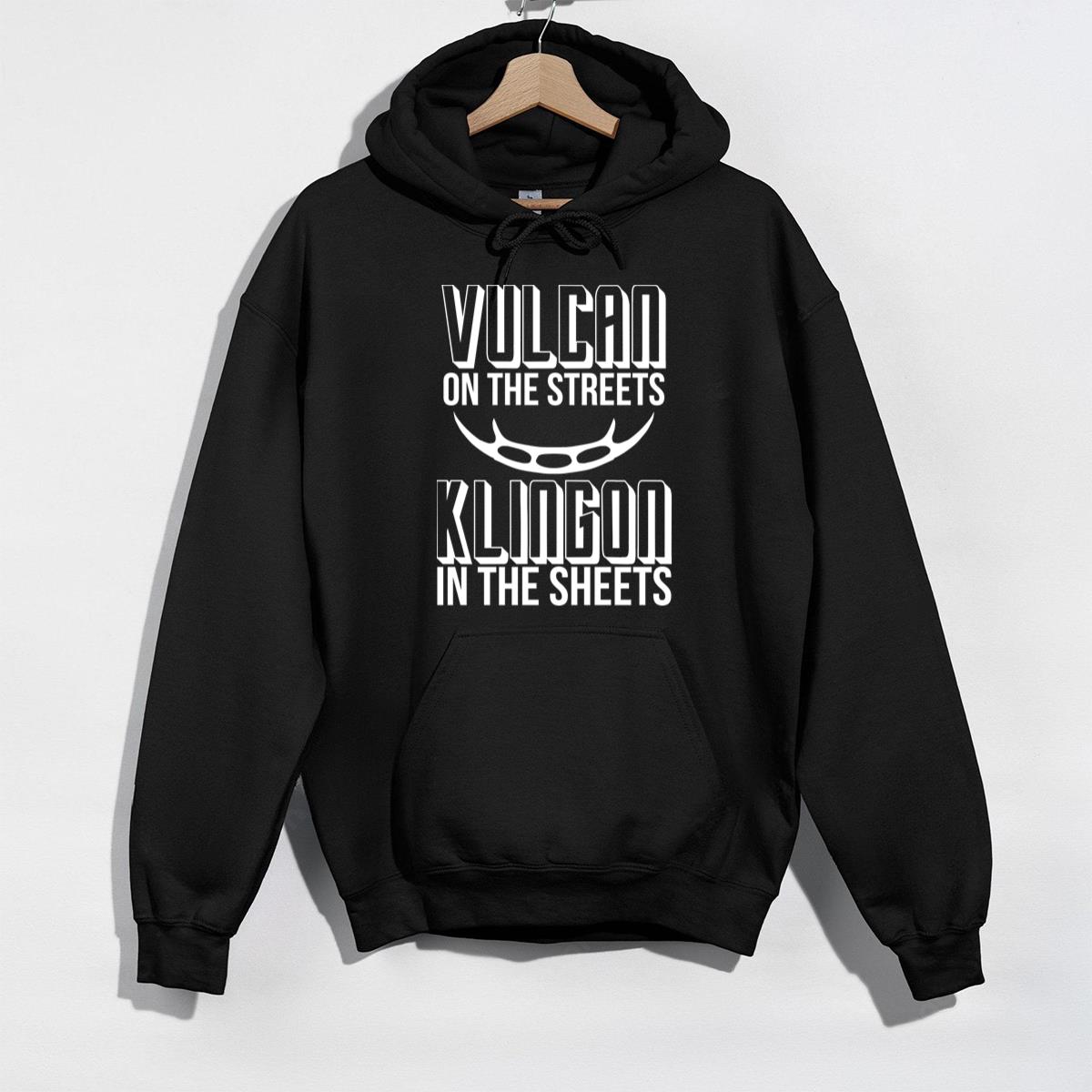 Vulcan Klingon Funny Sci-Fi Graphic T-Shirt