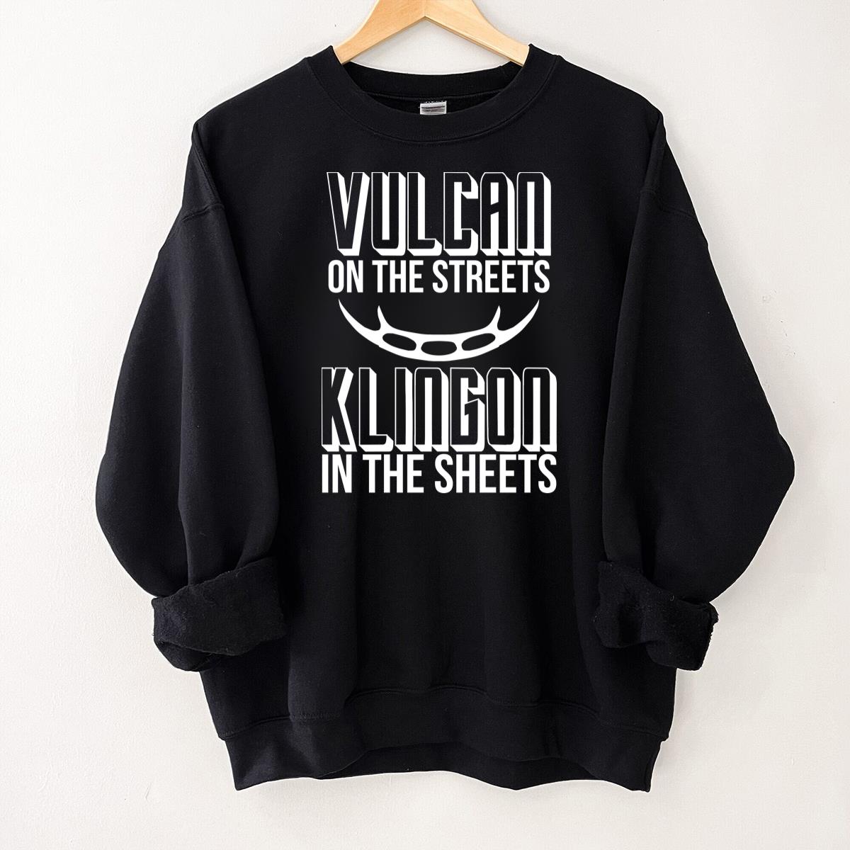 Vulcan Klingon Funny Sci-Fi Graphic T-Shirt