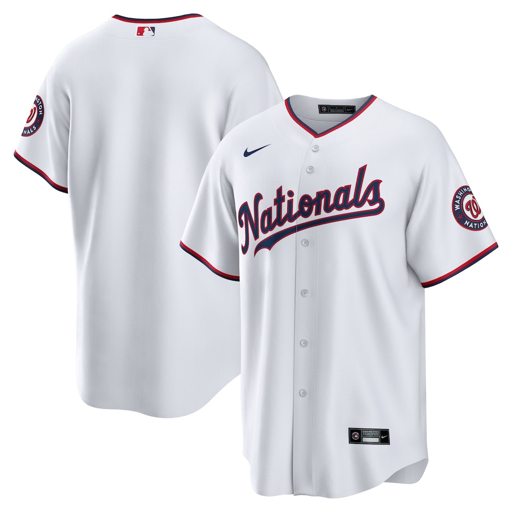 Washington Nationals Alternate Replica Team Jersey - White