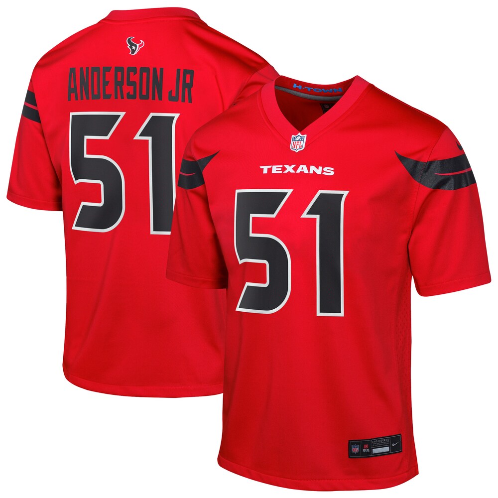 Will Anderson Jr. Houston Texans Youth Alternate Game Jersey - Red