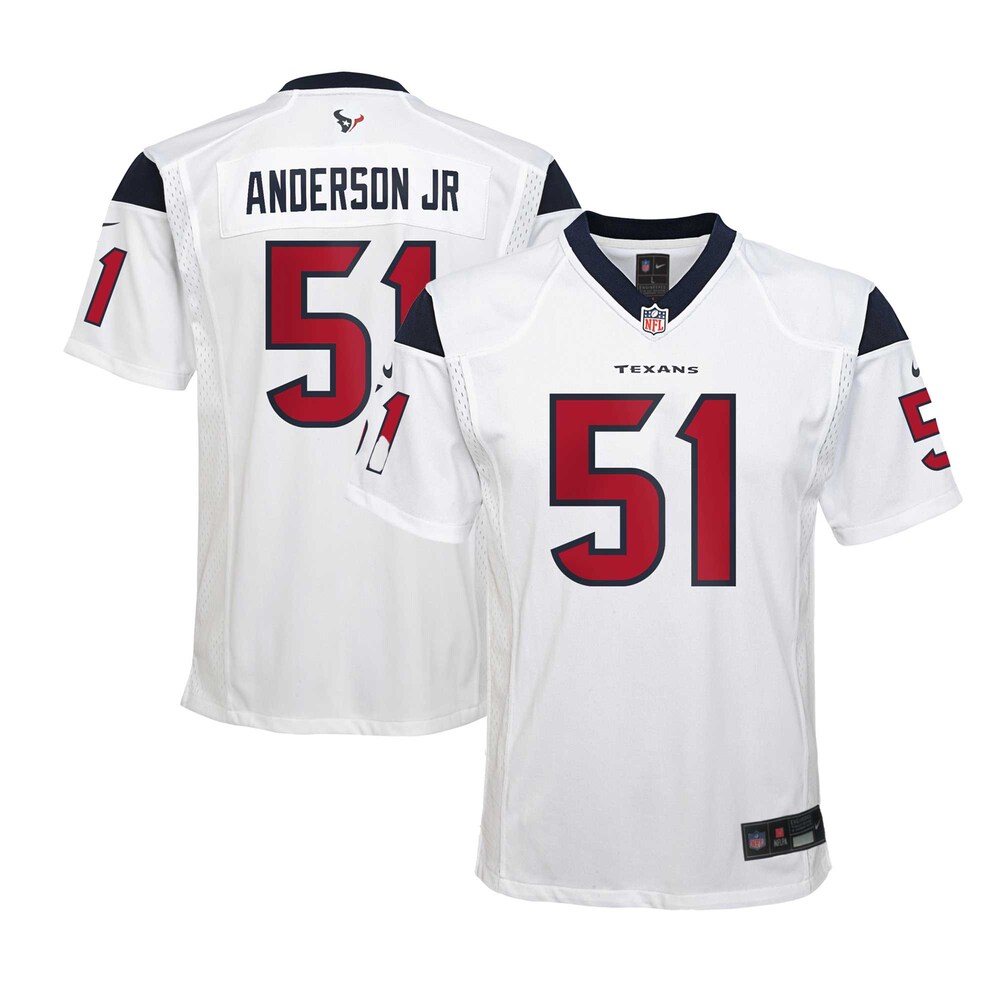 Will Anderson Jr. Houston Texans Nike Youth Game Jersey - White