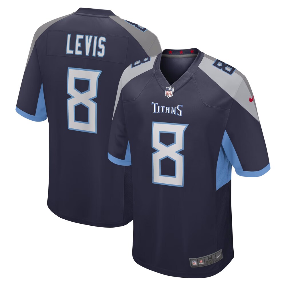 Will Levis Tennessee Titans Nike Youth Game Jersey - Navy
