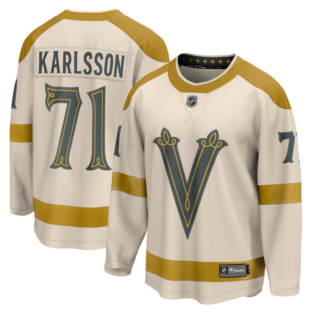 William Karlsson Vegas Golden Knights Fanatics Branded 2024 NHL Winter Classic Breakaway Player Jersey - Cream