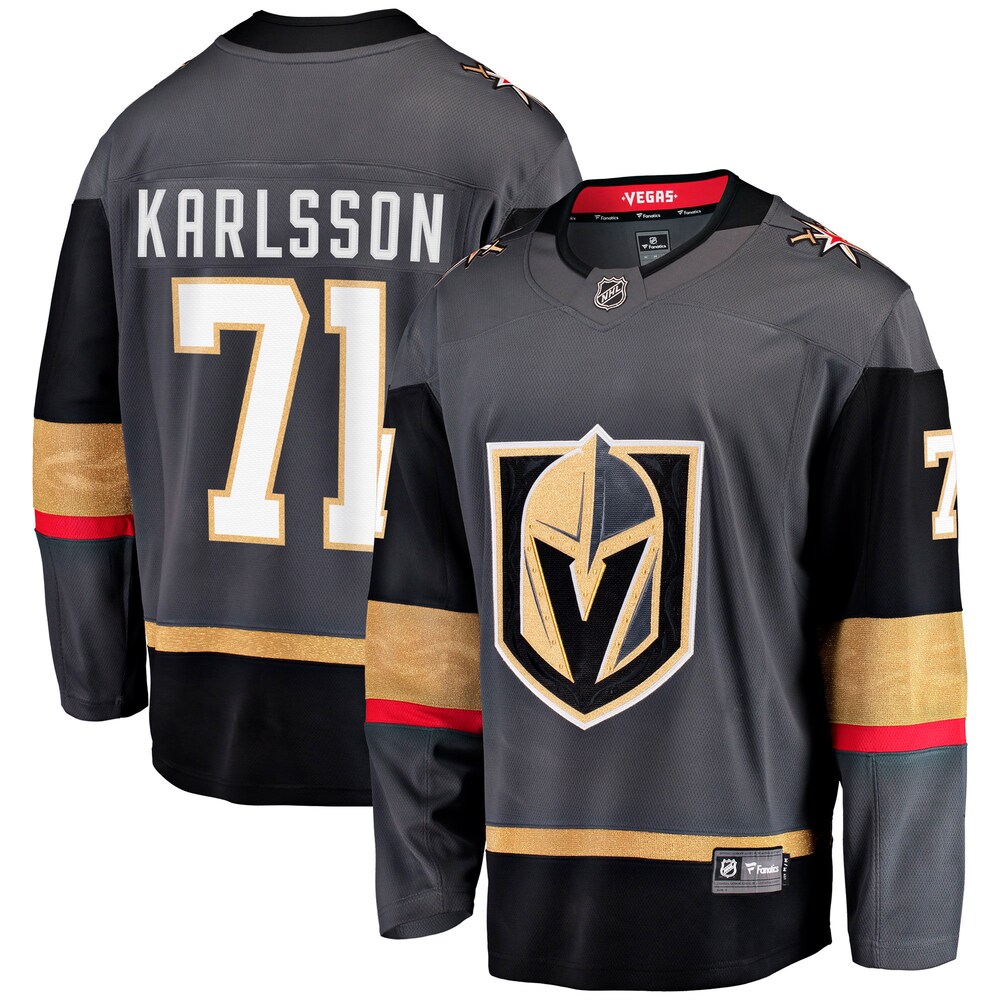 William Karlsson Vegas Golden Knights Fanatics Branded Alternate Breakaway Jersey - Gray