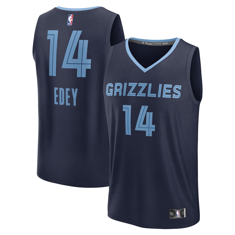 Zach Edey Memphis Grizzlies Fanatics Youth 2024 NBA Draft Fast Break Player Jersey - Icon Edition - Navy