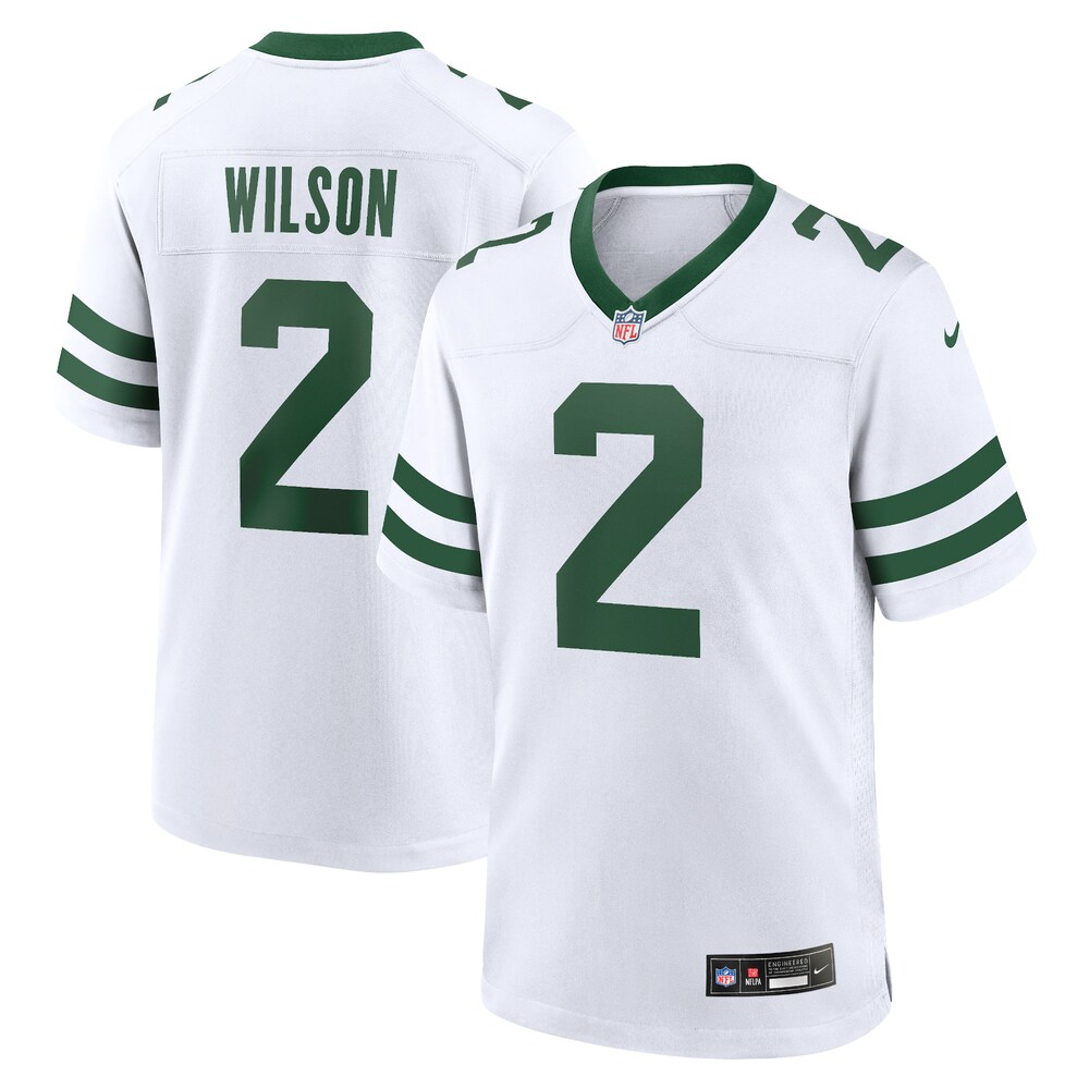 Zach Wilson New York Jets Nike Alternate Game Jersey - White